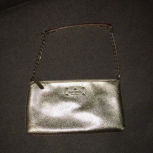 Kate Spade Gold Shoulder Clutch/ Bag